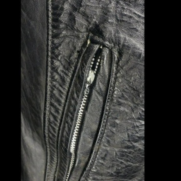 Vanson Associates Black Leathers Motorcycle Jacket Cafe Racer Women's Size 6 - Picture 5 of 8